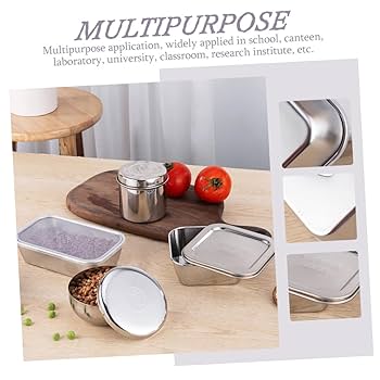 Amazon.com: BESTOYARD 4Pcs Stainless Steel Food Storage